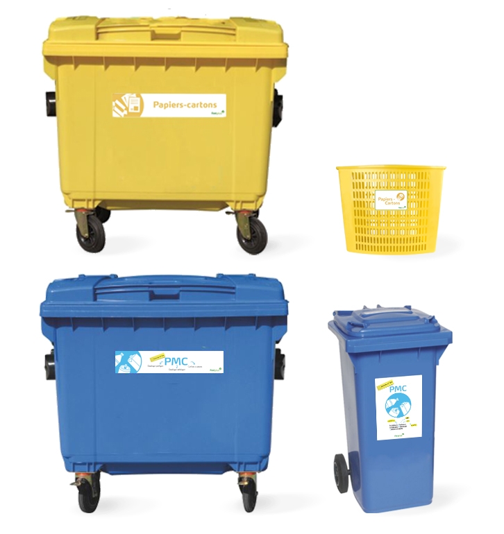 conteneurs pmc papiers cartons ecole